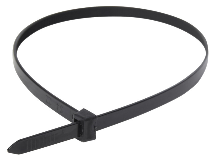 Kabelstrips 400 mm svart 50 stk.